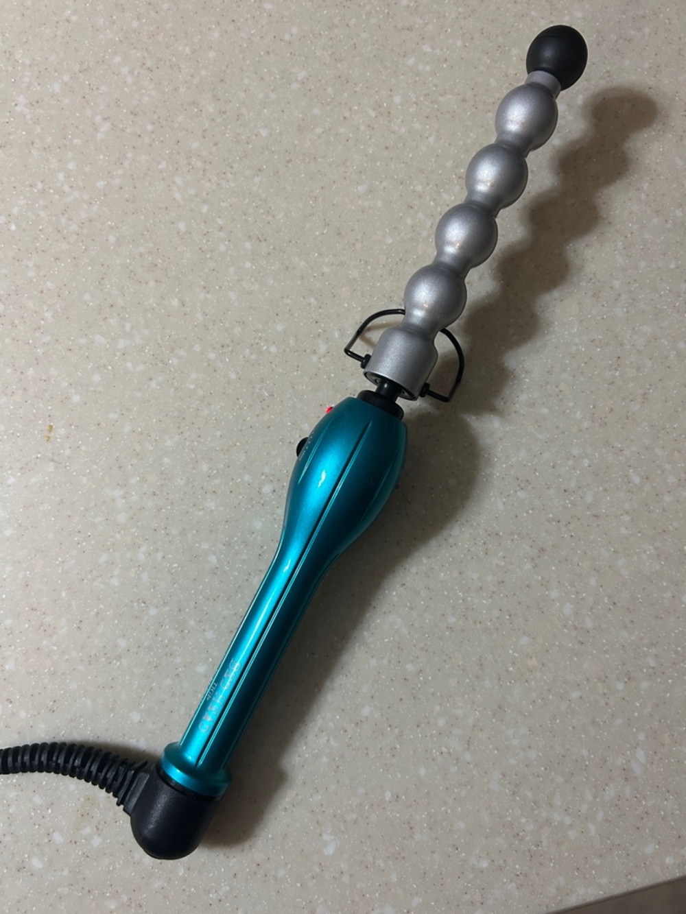 Bed Head Rock n Roller Teal Curling Wand with Bubble Barrel